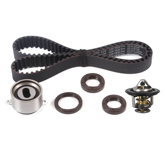 MOCA AUTOPARTS Timing Belt Kit with Thermostat Housing Assembly Fit for 1990-2001 Acura Integra 1.8L