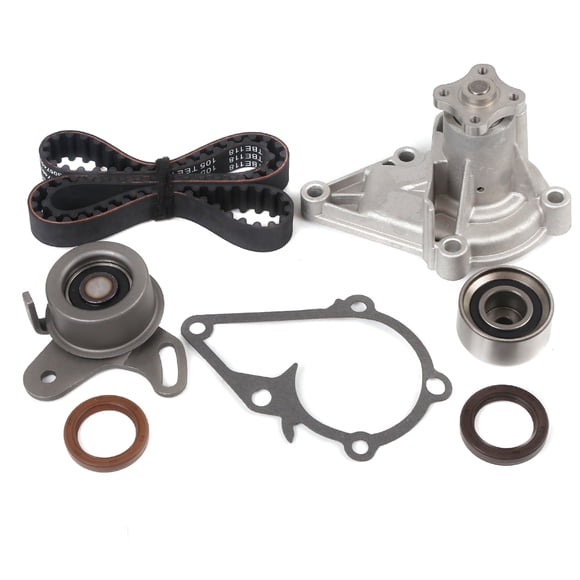 MOCA AUTOPARTS Timing Belt Kit with Water Pump Fit for 06-11 Hyundai Accent & 06-11 Kia Rio Rio5 1.6L