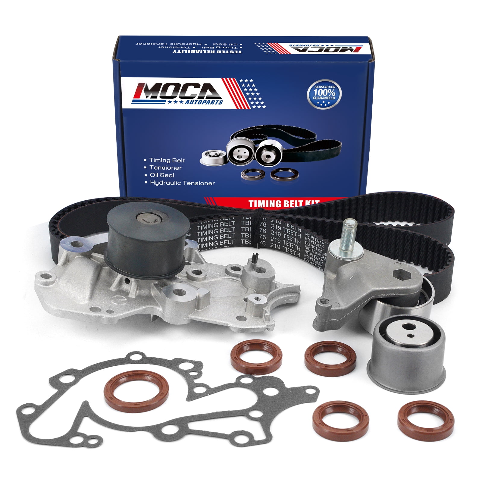 ECCPP® Timing Belt Water Pump Kit Fits 1999-2010 Hyundai Sonata Tucson Tiburon Santa Fe Kia Sportage Optima 2.5L 2.7L V6 DOHC 24 Valve G6BA G6BV Delta, Timing Belt Kits - Canada - View #9