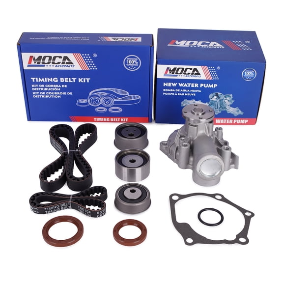 MOCA AUTOPARTS Timing Belt Kit with Water Pump Fit for 2007-2012 Mitsubishi Galant 2.4L & 2008-2012 Mitsubishi Eclipse 2.4L
