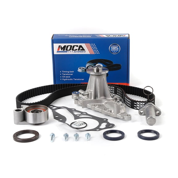 MOCA AUTOPARTS Timing Belt Kit with Water Pump Hydraulic Tensioner Set Fit for 1998-2005 Lexus GS300 3.0L