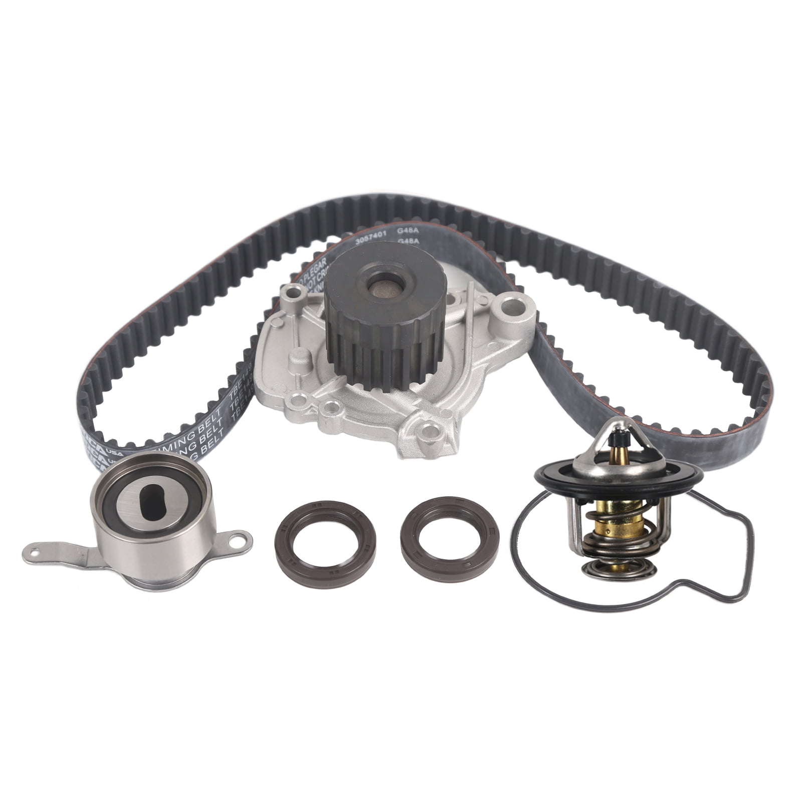 MOCA AUTOPARTS Timing Belt Kit with Water Pump Thermostat Fit for 1996 1998 Honda Civic 1.6L 1996 1997 Honda Civic del Sol 1.6L Walmart