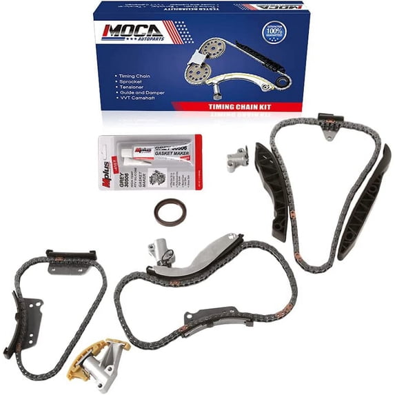 MOCA AUTOPARTS Timing Chain Kit Fit for 2001-2007 Hyundai D4CB H1 (H200 ...