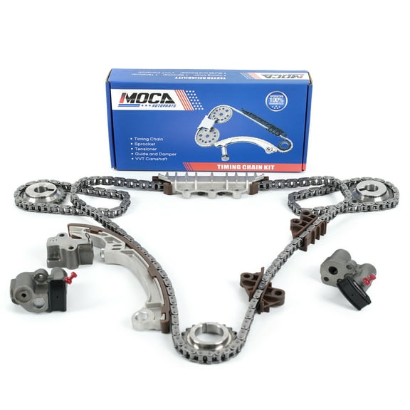 MOCA AUTOPARTS Timing Chain Kit Fit for 01-03 Infiniti QX4 & 01-04 Nissan Pathfinder 3.5L