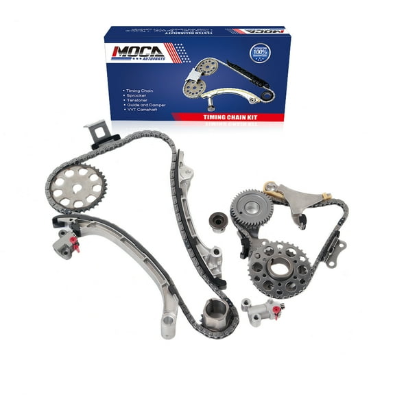 MOCA AUTOPARTS Timing Chain Kit Fit for 2005-2017 Toyota Hiace 2.7L & 2005-2015 Toyota Tacoma 2.7L