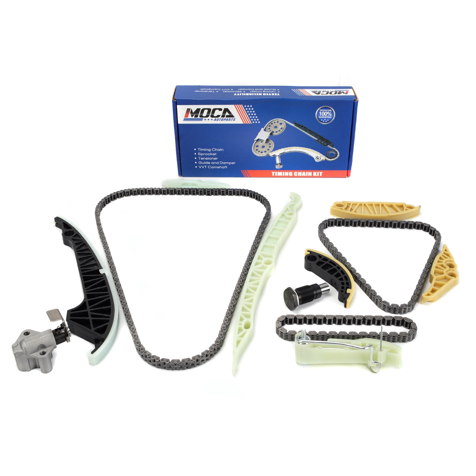 MOCA AUTOPARTS Timing Chain Kit Fit for 2013-2017 Volkswagen Beetle 2.0L \u0026 2015-2017 Volkswagen Golf 1.8L \u0026 2014-2017 Volkswagen Passat 1.8L