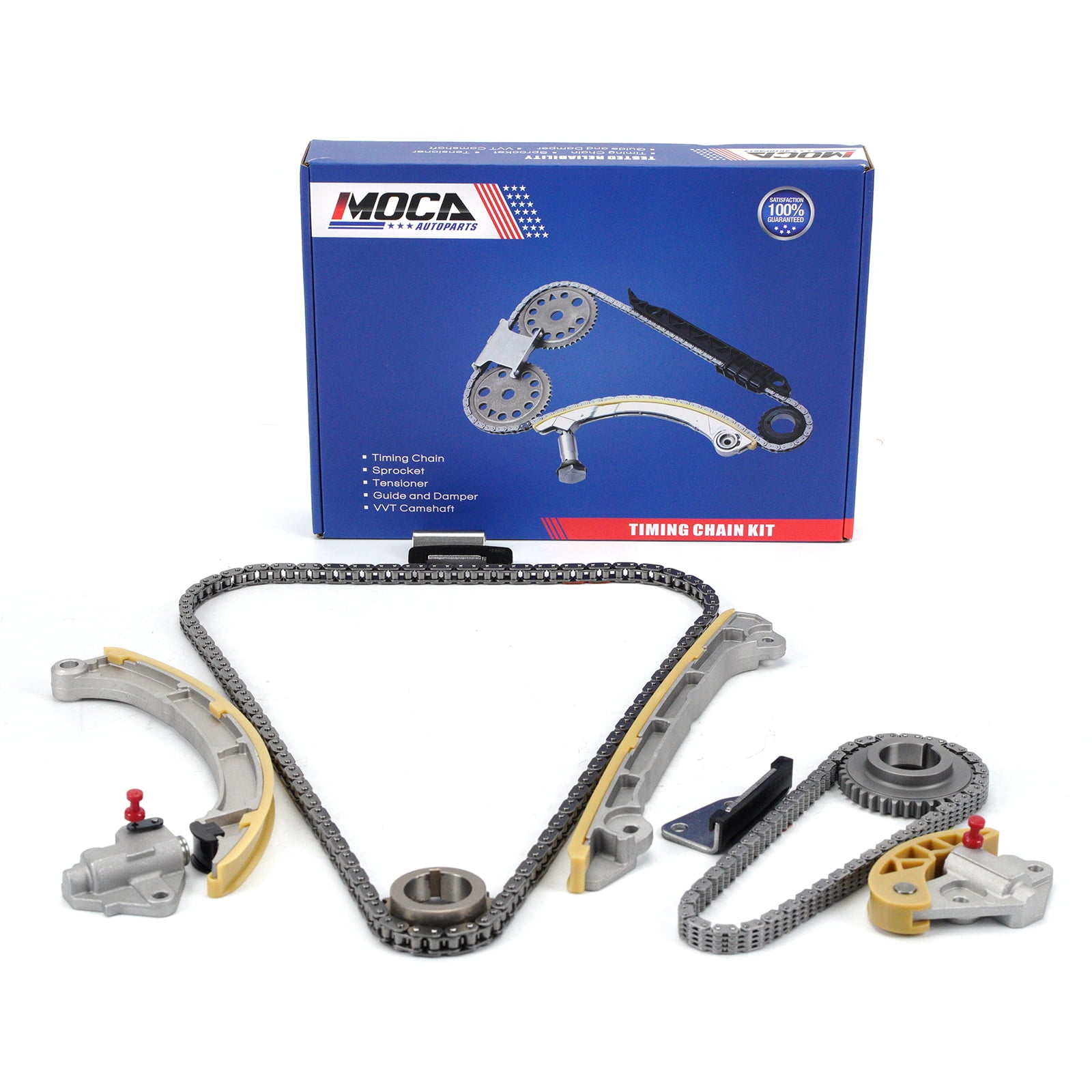 Replacement Timing Chain Kit For Mazda 3, 6, CX-7 2.3L Turbo - L3K9 L3KG L3VDT Engines, Includes Chain, Guides, Tensioner