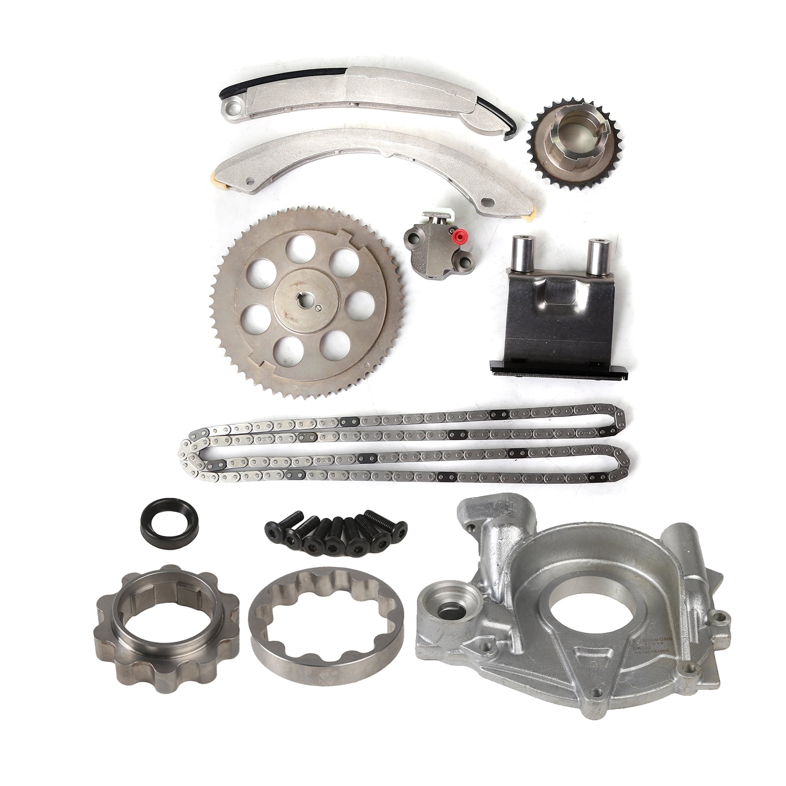 MOCA AUTOPARTS Timing Chain Kit Oil Pump Fit for 2003-2008 Isuzu Ascender 4.2L & 2002-2007 GMC Envoy 4.2L & 2004-2006 Chevrolet Colorado 2.8L