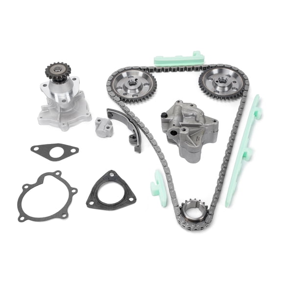 MOCA AUTOPARTS Timing Chain Kit with Oil Water Pump Fit for 1997-2002 Chevrolet Cavalier 2.4L & 1999-2001 Oldsmobile Alero 2.4L & 1997-2002 Pontiac Sunfire 2.4L