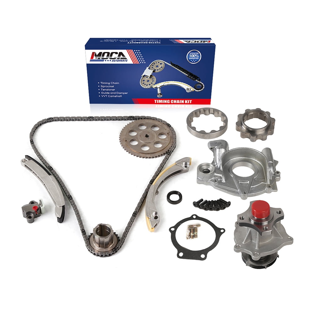 MOCA AUTOPARTS Timing Chain Kit with Oil Water Pump Fit for 2003-2008 Isuzu Ascender 4.2L & 2002-2007 Chevrolet Trailblazer 4.2L & 2002-2007 GMC Envoy 4.2L