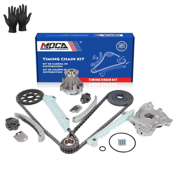 MOCA AUTOPARTS Timing Chain Kit Oil Water Pump Set Fit for 2002 Ford Crown Victoria 4.6L & 2001-2003 Mercury Grand Marquis 4.6L