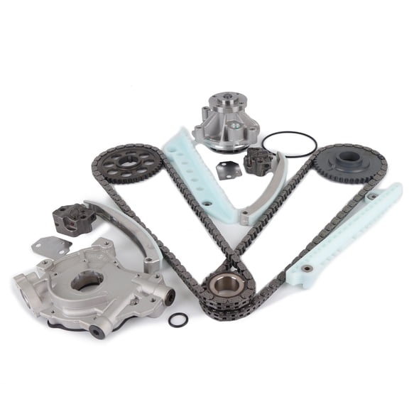 MOCA AUTOPARTS Timing Chain Kit with Water Oil Pump Fit for 2003-2005 Ford Crown Victoria 4.6L & 2006-2010 Lincoln Town Car 4.6L & 2004-2010 Mercury Grand Marquis 4.6L