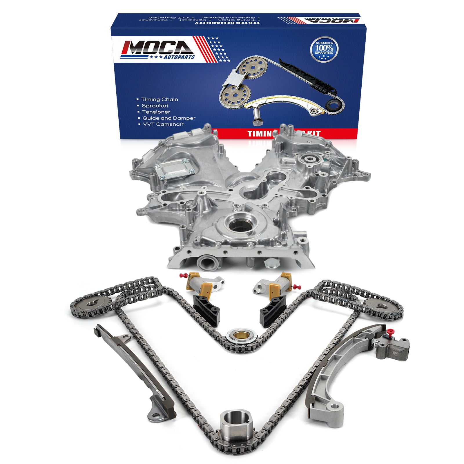 MOCA AUTOPARTS Timing Chain Kit with Oil Pump Fit for 2003-2009 Toyota ...