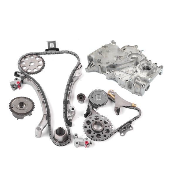 MOCA AUTOPARTS Timing Chain Kit with Oil Pump Intake VVT Fit for 2005-2012 Toyota Tacoma 2.7L