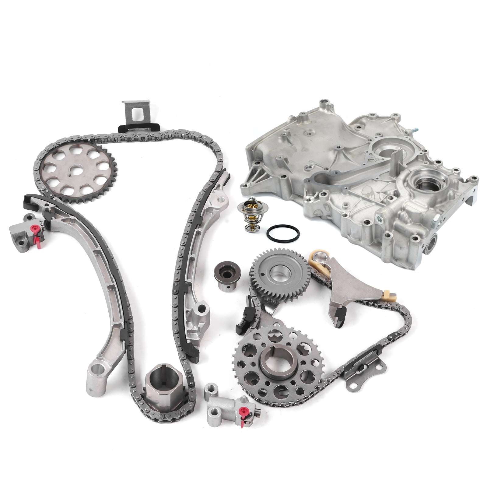 MOCA AUTOPARTS Timing Chain Kit with Oil Pump Thermostat Fit for 2005