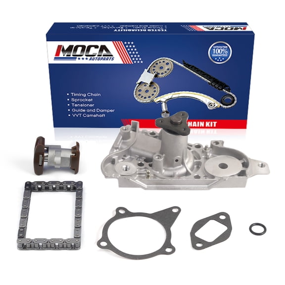 MOCA AUTOPARTS Timing Chain Kit with Water Pump Fit for 1995 Mazda Protege 1.5L