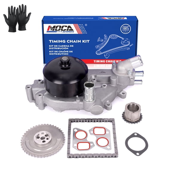 MOCA AUTOPARTS Timing Chain Kit with Water Pump Fit for 2005-2006 Pontiac GTO V8 6.0L