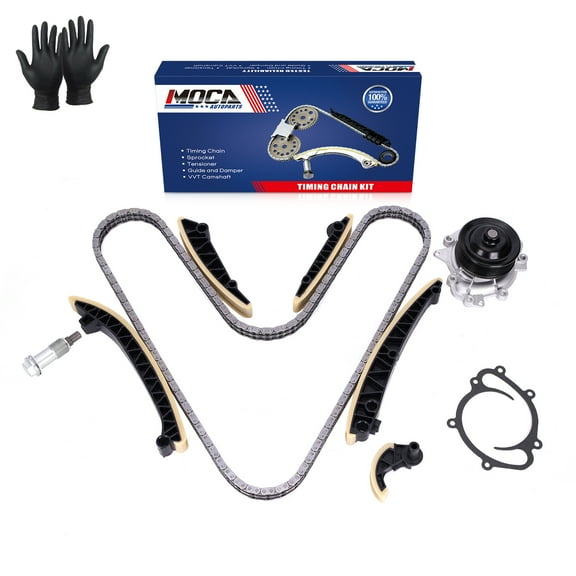 MOCA AUTOPARTS Timing Chain Kit with Water Pump Fit for 2007-2009 Dodge Sprinter 2500 3500 3.0L & 2010-2012 Mercedes-Benz GL350 ML350 R350 3.0L