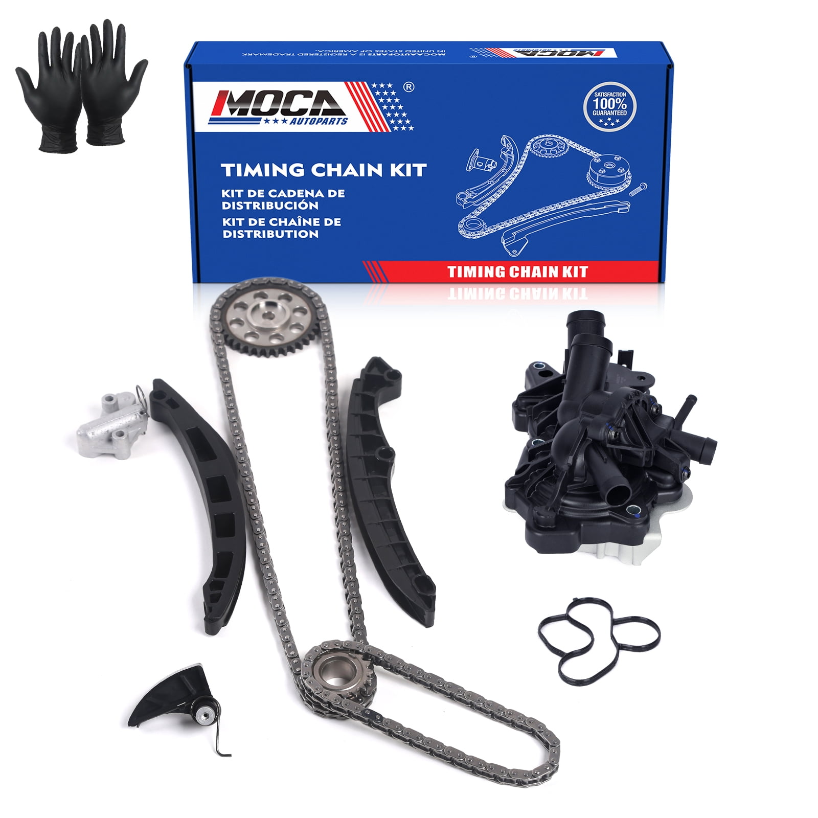 MOCA AUTOPARTS Timing Chain Kit with Water Pump Fit for 2013 Volkswagen ...