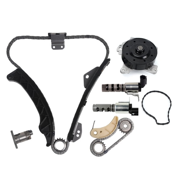 MOCA AUTOPARTS Timing Chain Kit with Water Pump Intake Exhaust Variable Timing Solenoid Fit for