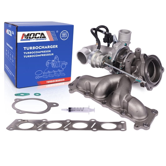 MOCA AUTOPARTS K03 Turbo Turbocharger Fit for 2017-2018 Jaguar XE 2.0L & 2013-2015 Jaguar XF 2.0L & 2013-2015 Land Rover LR2 2.0L GAS ONLY
