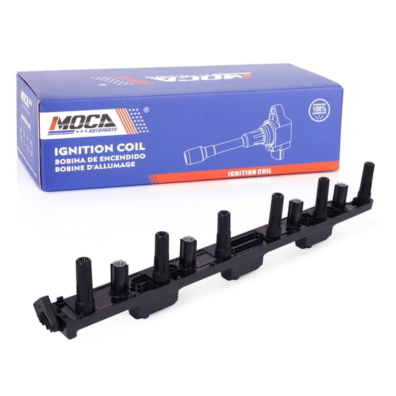 MOCA AUTOPARTS UF296 Ignition Coil Fit for 2000-2006 Jeep Wrangler 4.0L & 2000-2006 Jeep TJ 4.0L & 2000-2004 Jeep Grand Cherokee 4.0L
