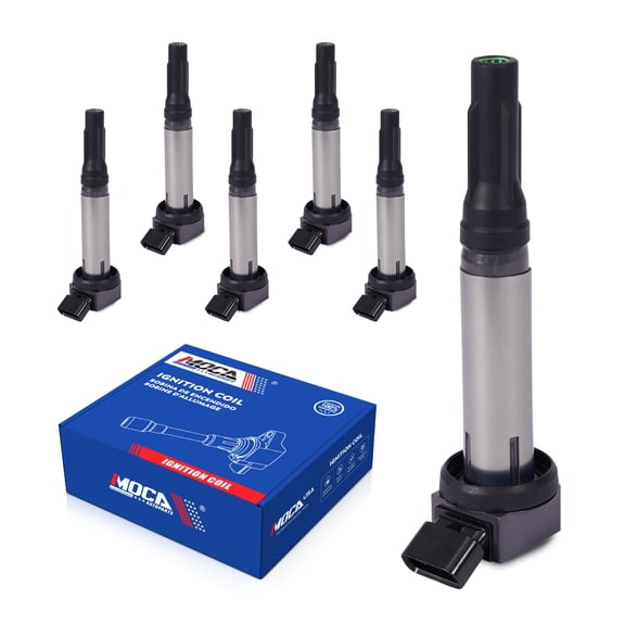 MOCA AUTOPARTS UF487 6x Ignition Coils Fit for 2010-2024 Toyota 4runner & 2010-2023 Lexus GX460 & 2010-2019 Lotus EVORA