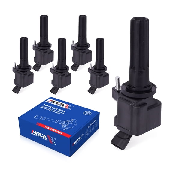 MOCA AUTOPARTS UF497 6x Ignition Coils Fit for 2007-2012 Chevrolet Colorado 2.9L 3.7L & 2007-2012 GMC Canyon 2.9L 3.7L & 2007-2010 Hummer H3 3.7L