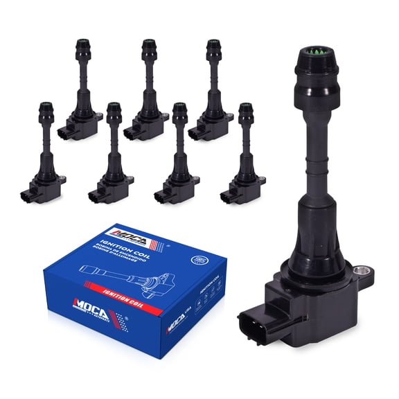MOCA AUTOPARTS UF510 8x Ignition Coils Fit for 2004-2007 Nissan TITAN 5.6L & 2005-2006 Nissan Armada 5.6L & 2004-2006 INFINITI QX56 5.6L