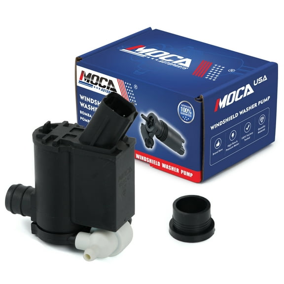 MOCA AUTOPARTS Windshield Washer Pump Fit for 2013-2017 Hyundai Santa Fe & 2012-2016 Hyundai Veloster & 2005-2007 Kia Sportage