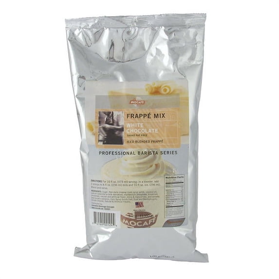 MOCAFE White Chocolate Frappe Mix, 3 lbs. bag