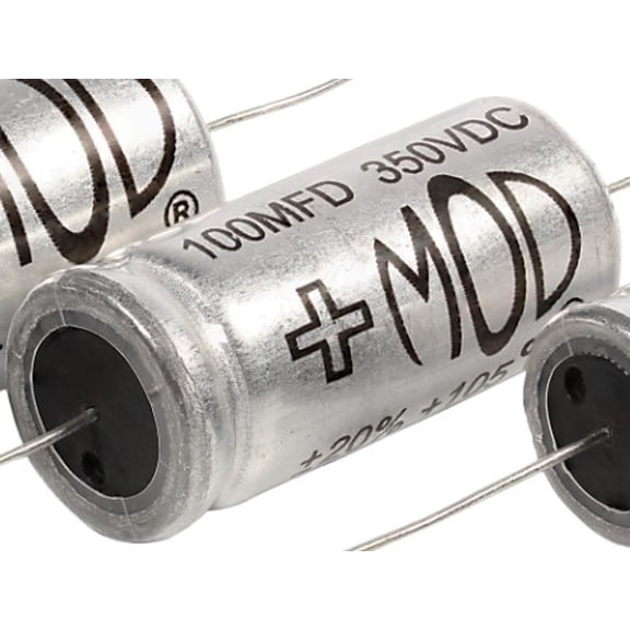 MOD Electronics Axial Lead Electrolytic Capacitor, 350v, 100 F