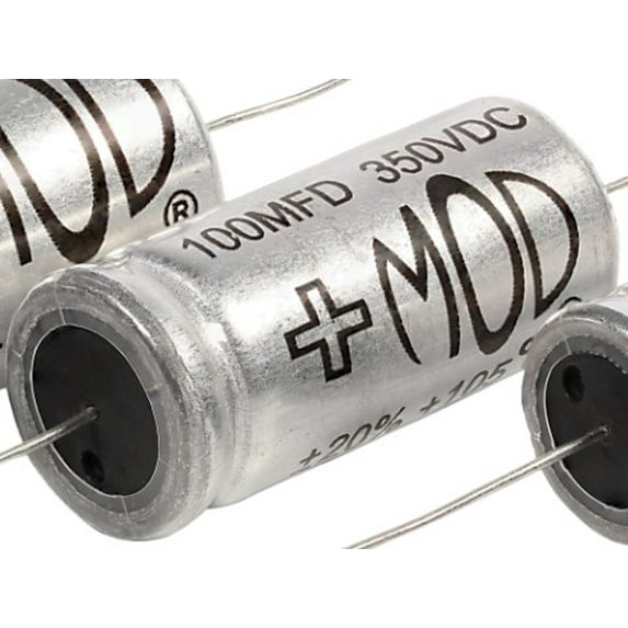 MOD Electronics Axial Lead Electrolytic Capacitor, 350v, 100 µF