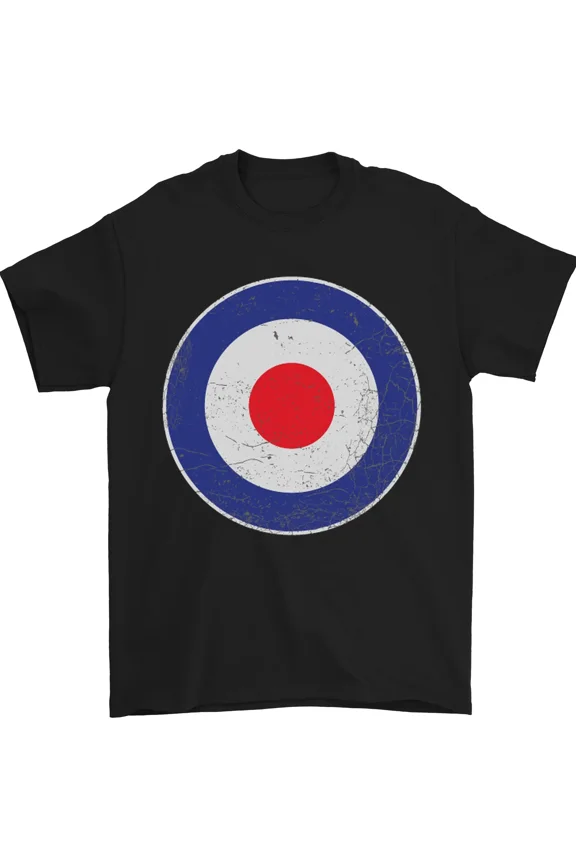 MOD Scooter Biker RAF Inspired British Rider Culture Unisex T-Shirt, up to size 5XL