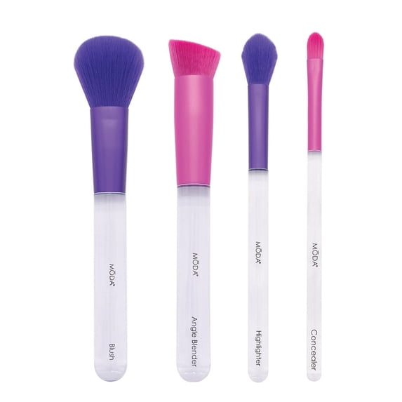 Moda Brush Next Gen: Complexion Makeup Brush 4pc Kit
