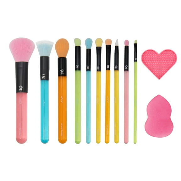 Moda Brush Get Glowing 12pc Full Face Makeup Brush Gift Set