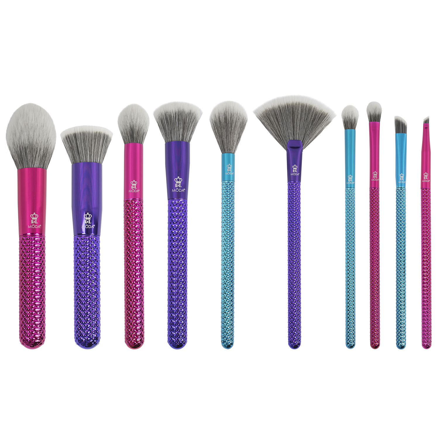 EcoTools Limited Edition Eye Shine Bright Makeup Brush Kit, 7 Piece