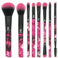 thumbnail image 1 of Moda Brush Neon Pink Tie Dye 8pc Makeup Brush Kit, 1 of 6