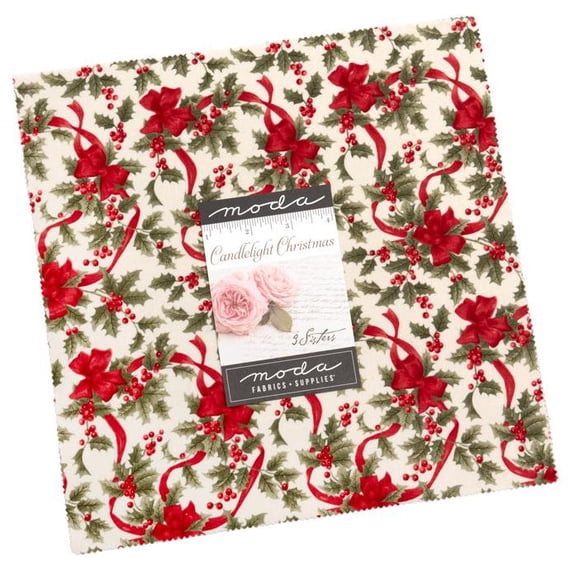 MODA - Candlelight Christmas 10" Layer Cake by 3 Sisters 42 pcs