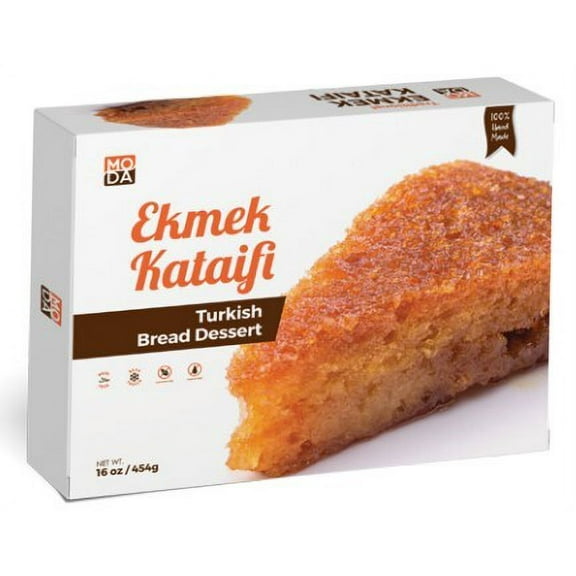 MODA Ekmek Kadayifi - Turkish Bread Dessert In Syrup Gift Pack 12oz
