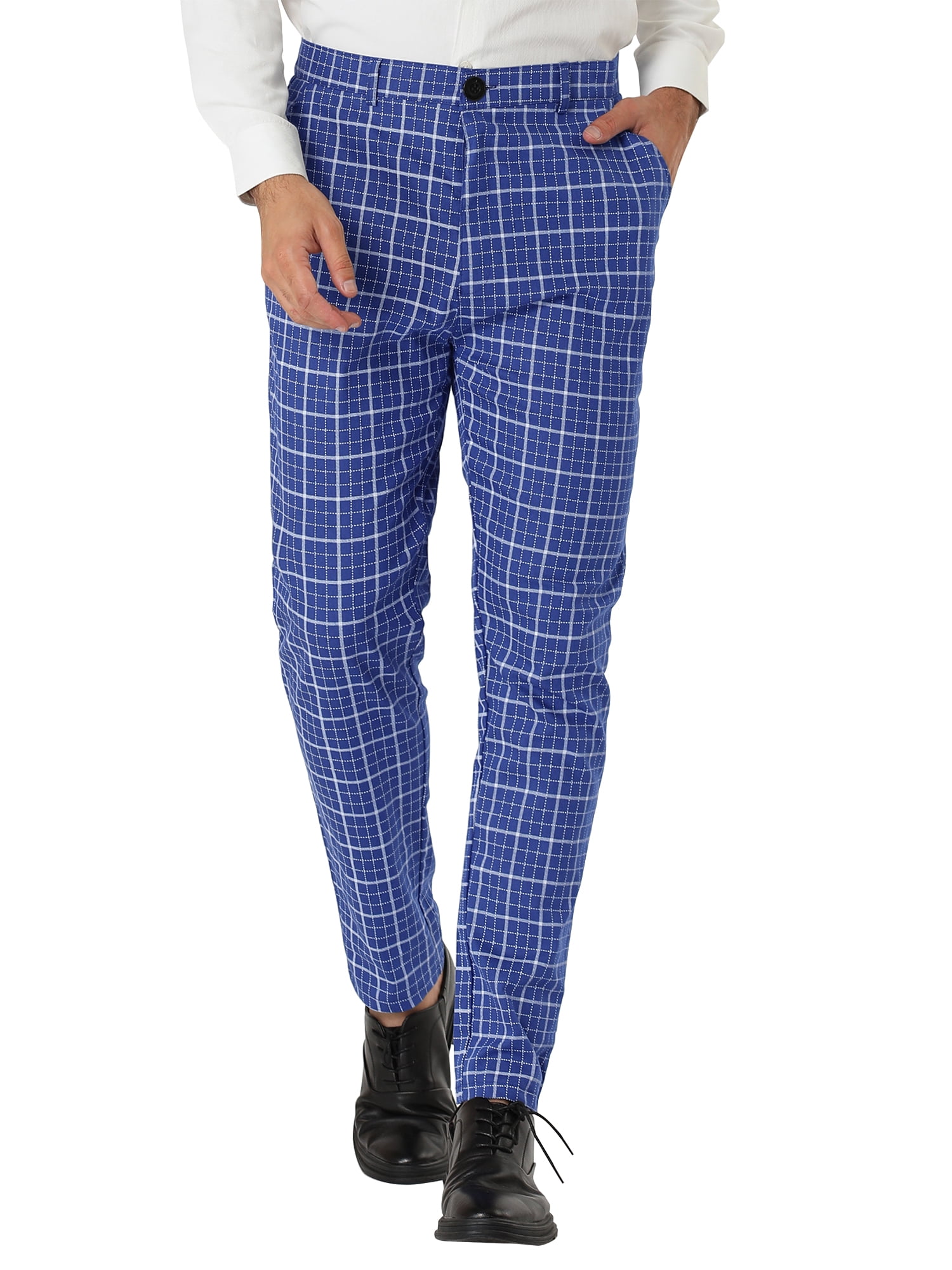 Mens nova hotsell check trousers