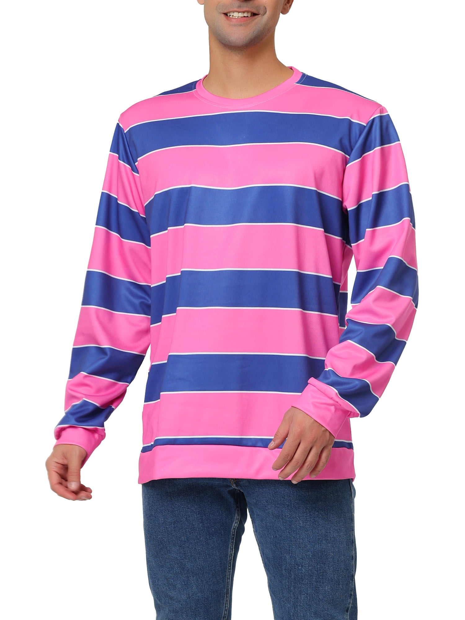 Pink and blue hotsell long sleeve shirt