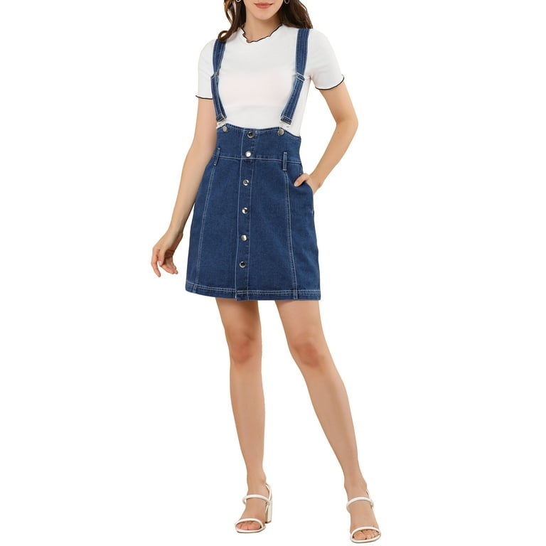 Denim overall skirt xl hotsell
