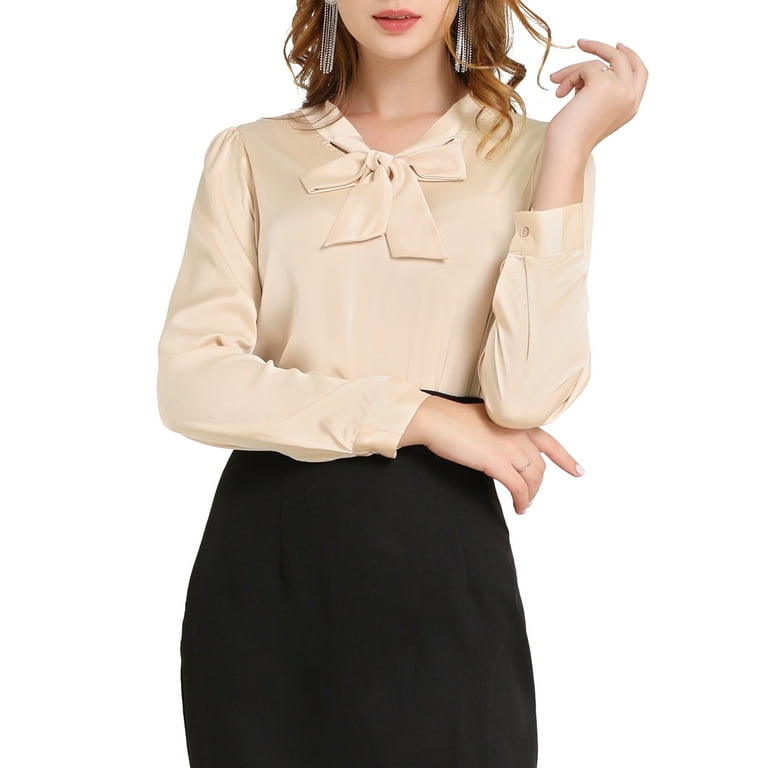 Elegant Ruffles Long Sleeve Cream Blouse Elegant Ruffles Long Sleeve Cream Blouse