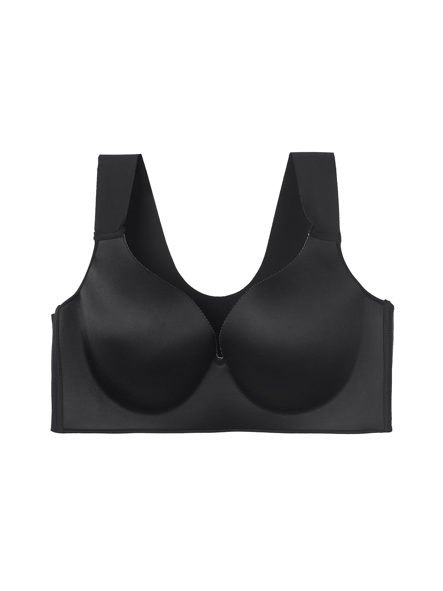 Women's Lace Wirefree Bra Full Figure Plus Size Lift Support Unlined  Minimizer 40AA
