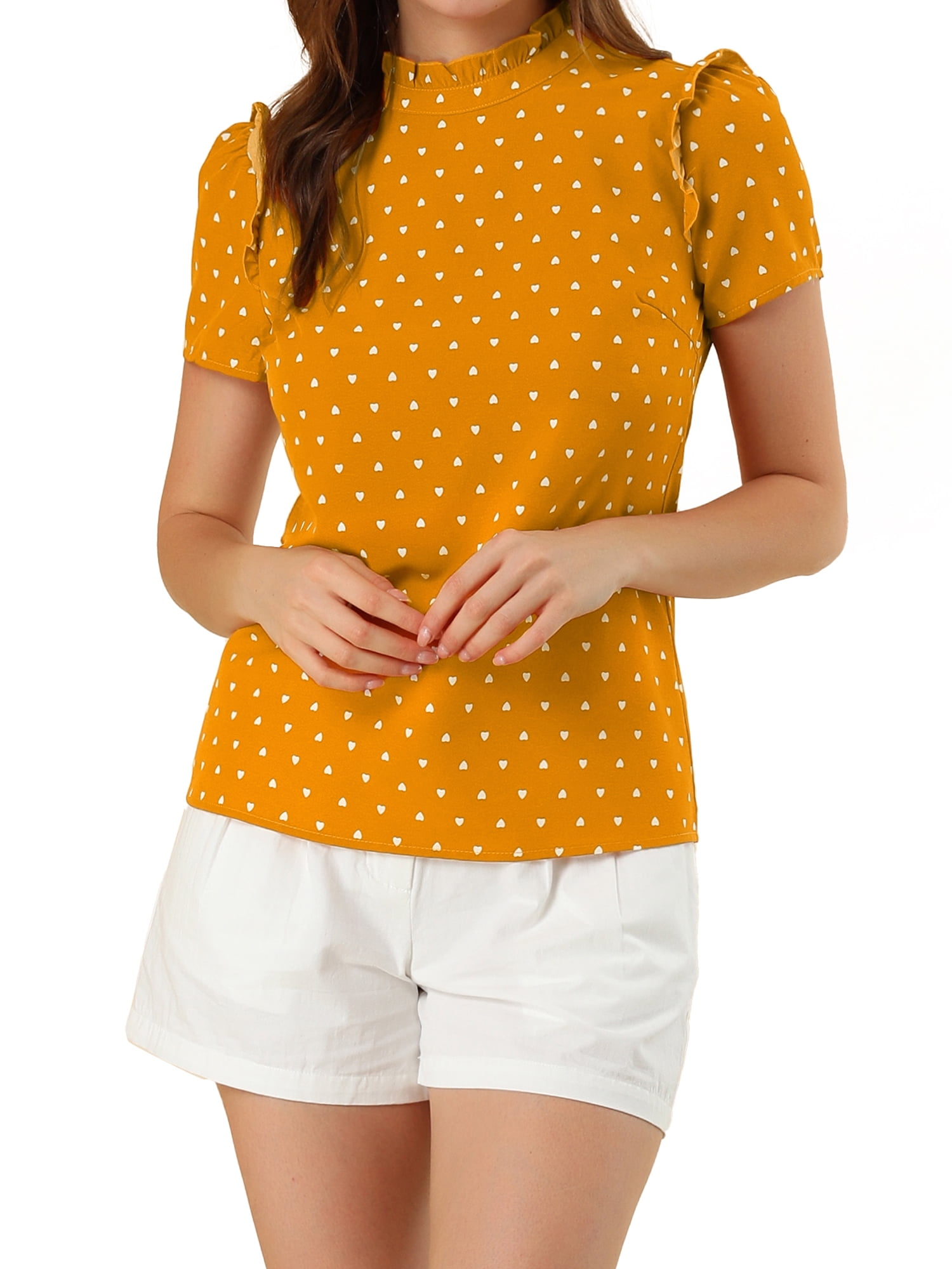 yellow blouses for juniors