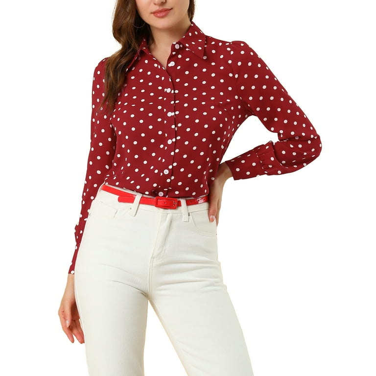 Retro polka store dot shirt