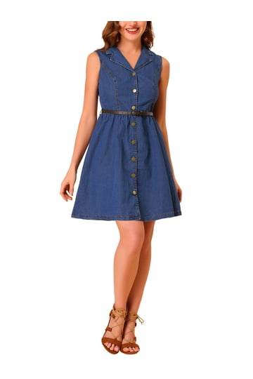 white christmas dresses Tween Rome Strapless Denim Dress Midwash / XL (14) main image 1