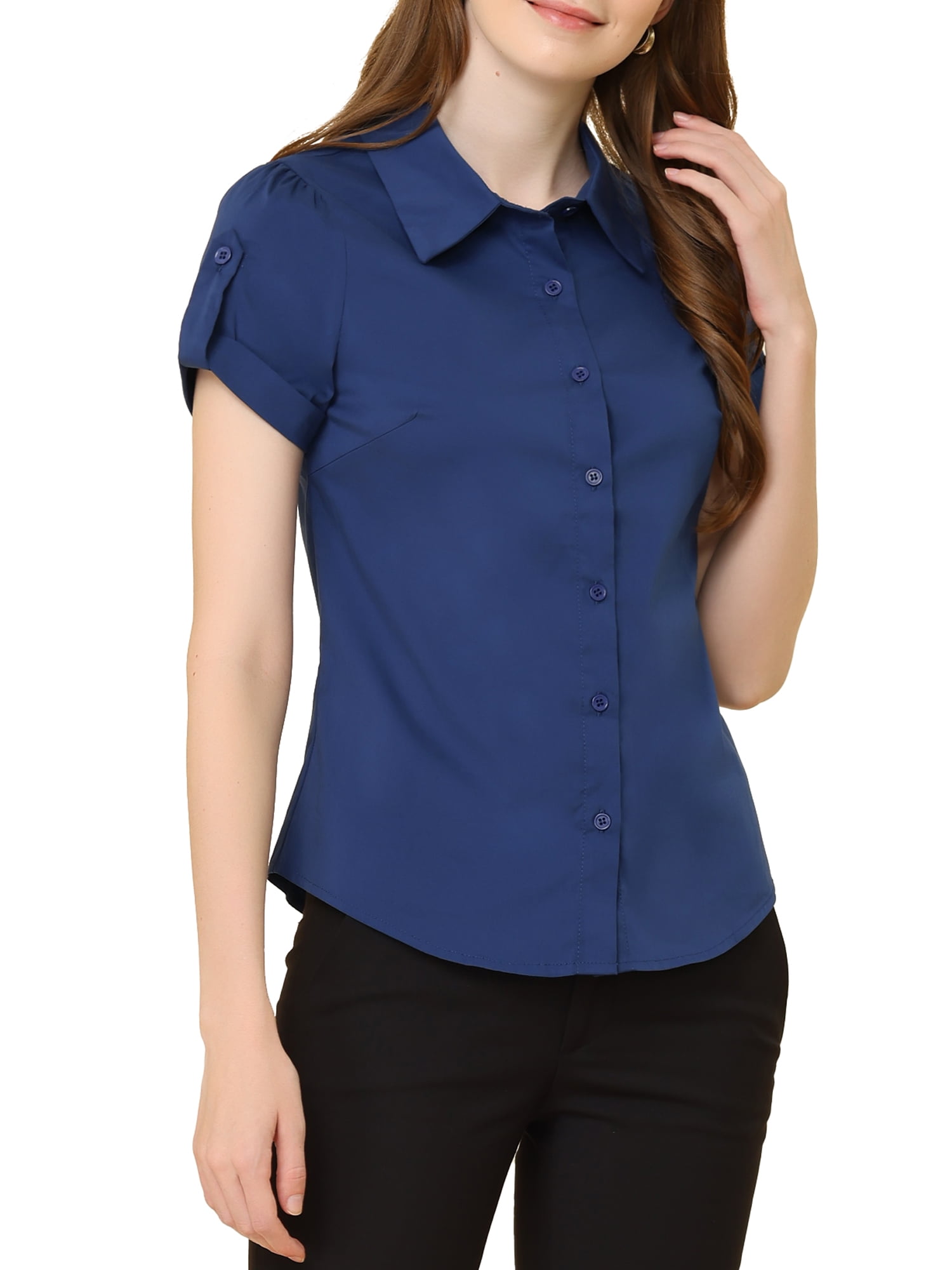 Juniors short sleeve button down shirts best sale