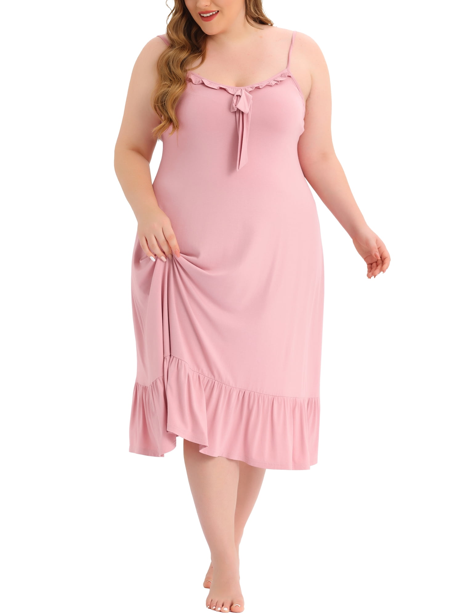 MODA NOVA Juniors Plus Size Sleepdress Nightgowns Sleepwear Soft Comfy